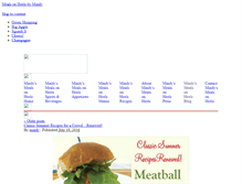 Tablet Screenshot of blog.mealsonheelsbymindy.com
